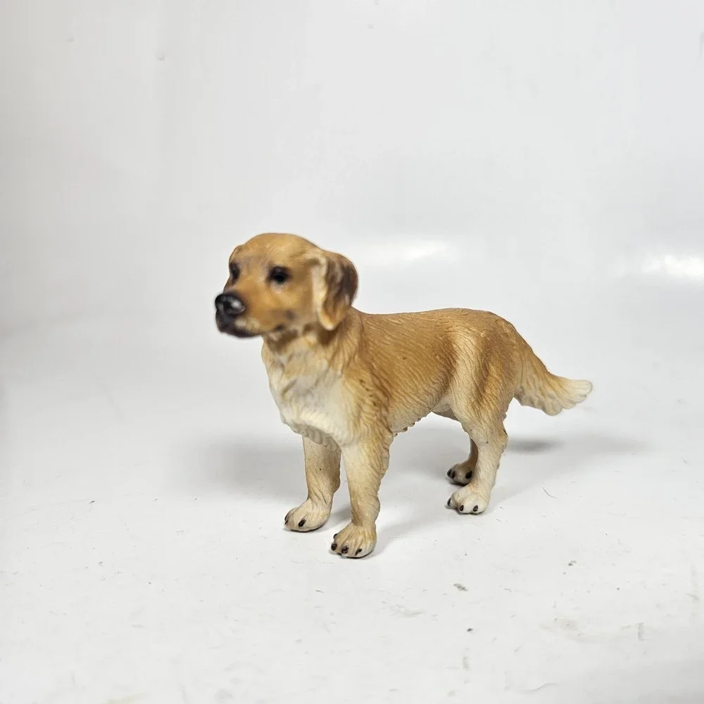 Schleich #16335‎ Golden Retriever 2 puppy dog yellow canine pet toy